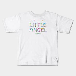 LITTLE ANGEL - tropical word art Kids T-Shirt